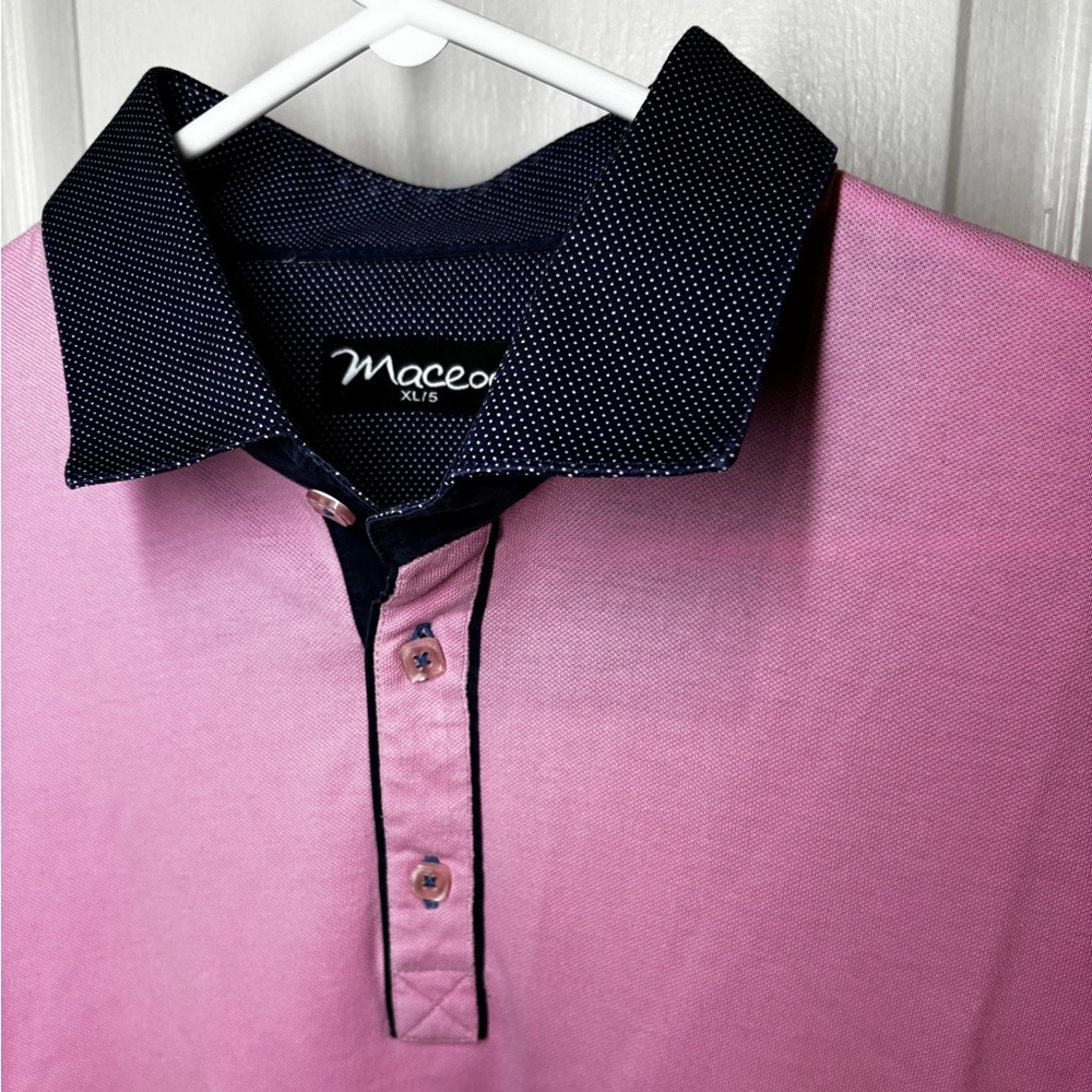 MACEOO UNSCRIPTED POLO POCKET ROSE ESS XL - Picture 2 of 7